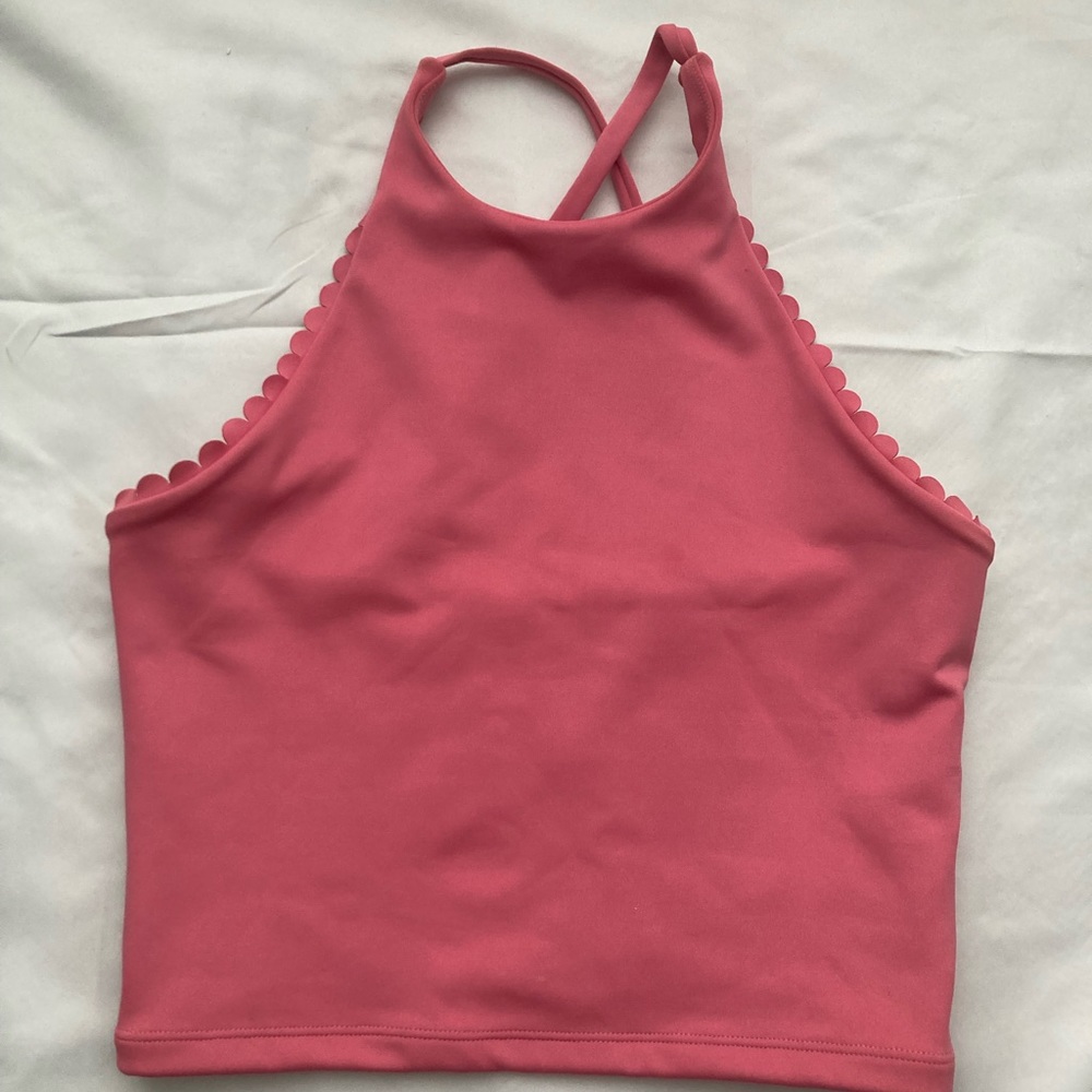 IVL collective scalloped tank top